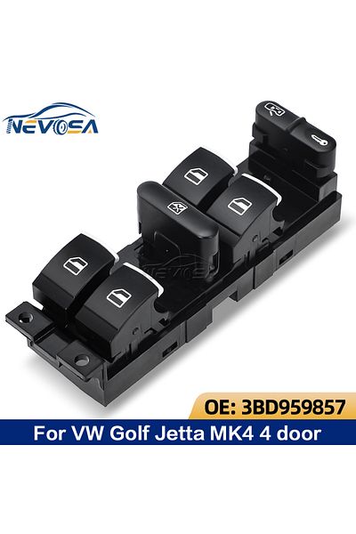 Choice Nevosa For Vw 1999 2000-2004 Gti Golf 4 Jetta Mk4 Bora Beetle Passat B5 B5.5 Window Control Switc...