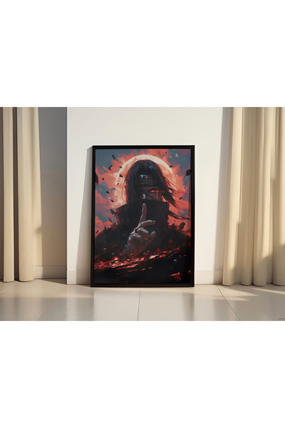 POSTER Naruto Uchiha itachi Anime Poster - Anime Ve Manga Duvar Dekoru - Çerçevesiz
