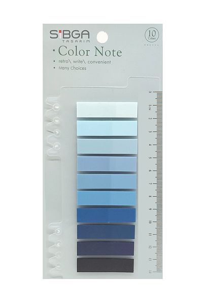sibga tasarım Transparent Colored Post-It Note Paper - 200 Sheets Bookmark Sticker