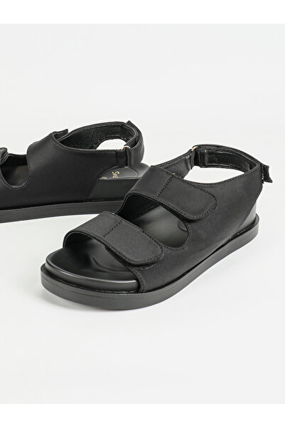 Sneak-a-Peek By Styli Double Velcro Strap Open Toe Sandals