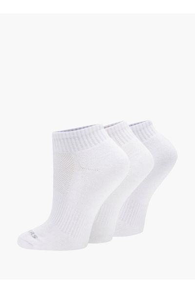 SKECHERS Women's 1/2 Terry Crew Length Sports Socks - S111035C-100