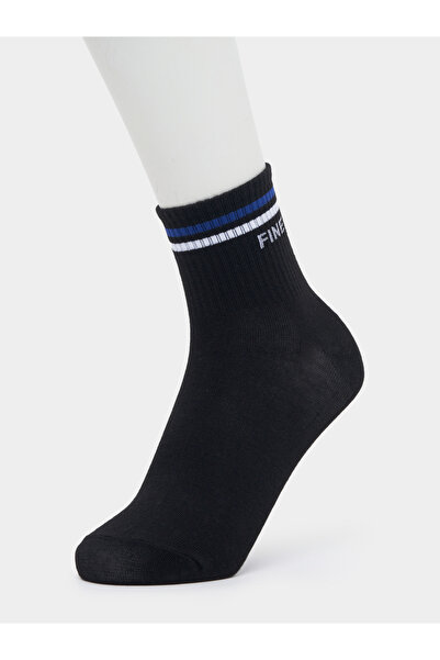 Styli Set of 5 - Striped Cuff Quarter Socks
