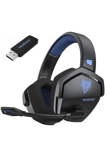 Choice Blue Nubwo G06 Dual Wireless Gaming Headset With Microphone For Ps5, Ps4, Pc, Mobile, Switch, 2.4ghz
