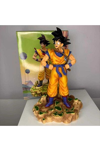 Choice 31cm Goku no box Dragon Ball Dream Sun Goku Somersault Cloud Super Saiyan Standing Collection Figure