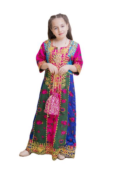 outline Colorful children's jalabiya