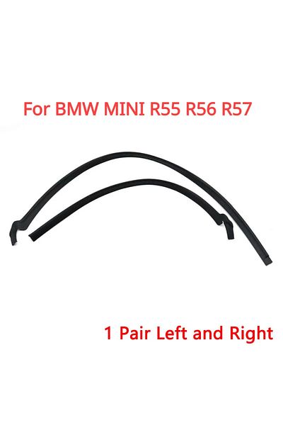 Choice 1 Pair L and R Car Windshield Apron Cowl Trim Weatherstrip Rubber Seal For BMW MINI Cooper S R55 R56