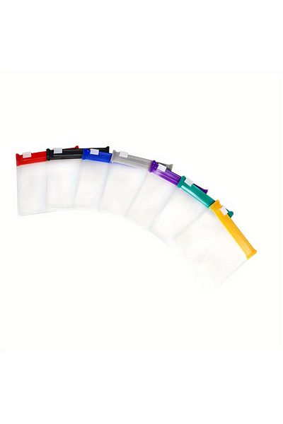 Choice Multi 7pcs Pill Pouch Bags，reusable Zippered Pill Pouch Set， Medicine Organizer 7 Colors Self Sealin