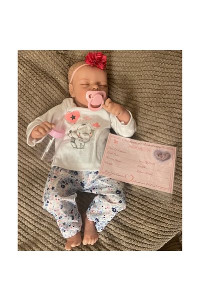 MRB Vinyl Body Doll Finished Doll 17inch Finished Reborn Baby Doll Twin A Full Vinyl Body Or Cloth Body