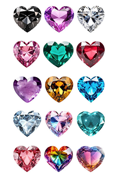 Rana İkra Art Elmas Temalı Sticker Seti (4 Sayfa 96 Adet)