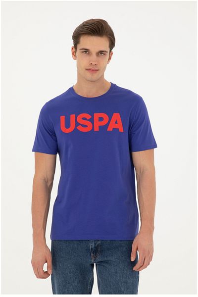 U.S. Polo Assn. Тениска U.S. Polo Assn с кръгло деколте, стандартна кройка и щампа U.S.
