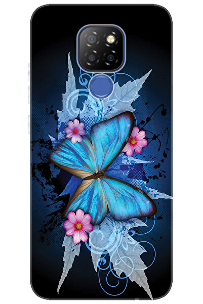 General Mobile GM 20 (G301/G301d) Uyumlu Kılıf Desen Baskılı Silikon Kelebek ...