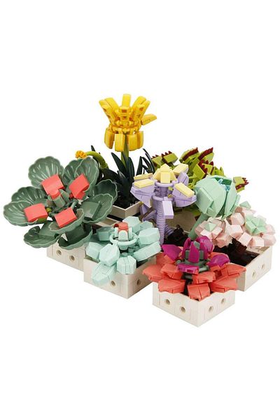 MEDUSHOP S00004685 BLX FLOWER SET SCULENT 971 PRÇ -SUN