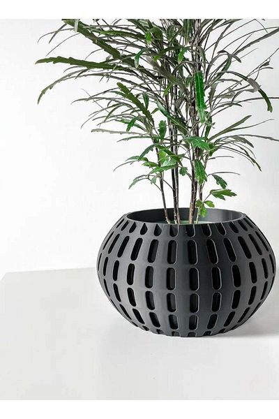 3D Brothers Xander Luxe Planter Pot  Comprehensive Modern Design with Integrated Drainage Tray & Elegant Stand