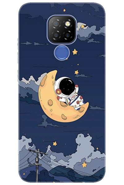 General Mobile GM 20 (G301/G301d) Uyumlu Kılıf Desen Baskılı Silikon Astronot...