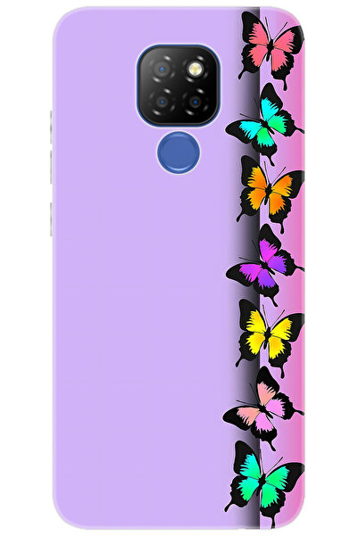 General Mobile GM 20 (G301/G301d) Uyumlu Kılıf Desen Baskılı Silikon Kelebek ...