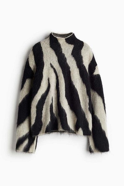 H&M Mohair-blend turtleneck jumper