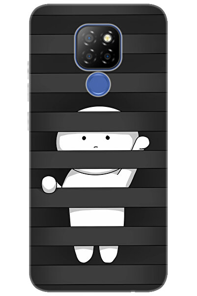 General Mobile GM 20 (G301/G301d) Uyumlu Kılıf Desen Baskılı Silikon Saklanan...