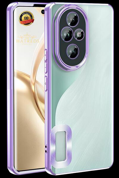 Hatreds Honor 200 Pro Kılıf Logo Gösteren Lazer Kesim Kamera Korumalı Kapak