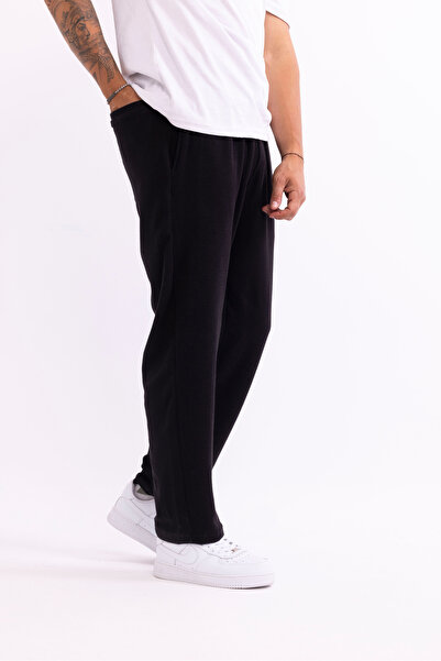 ZİNOX Erkek Baggy Burgu Desen Likralı Rahat Kullanışlı Pantolon