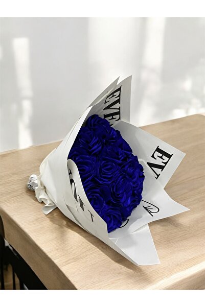 Baalaa El yapımı kurdeleden yapay çiçek buketi-13 adet gül- Sevgiliye hediye(Not yazılır)