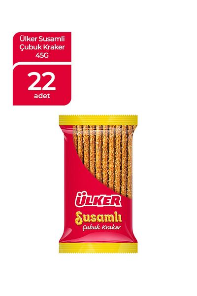 Ülker Cracker 45Gr X 22 Pieces - Sesame Stick