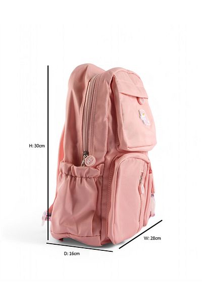 ROSECENTERBAZAAR Geantă de școală impermeabilă cu curea de umăr curcubeu pentru fete adolescente (IMPORT)