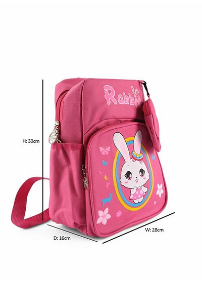 ROSECENTERBAZAAR Rucsac de școală de desene animate pentru elevi ghiozdan cu imprimeu iepure unicorn băieți fete