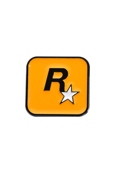 Choice دبوس معدني على شكل نجمة حرف R من Rxing، رائع ومتعدد الاستخدامات، دبوس بسيط، ملابس