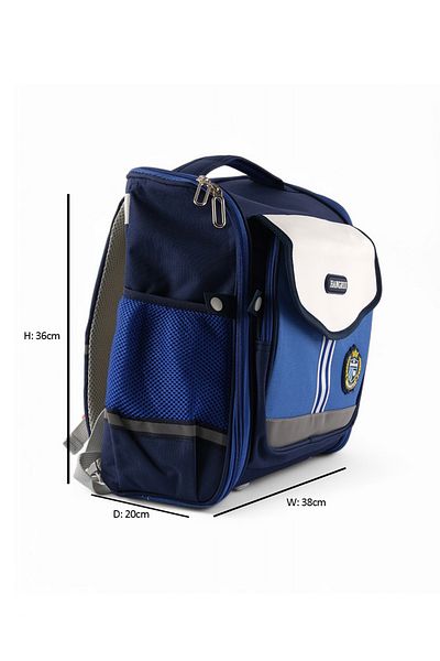 ROSECENTERBAZAAR Spine Protection New British Style 1-3 Grade Boys and Girls Cross-Section Primary School Bag (Imported)