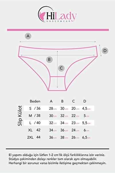 Hilady Women's Panties 5 Pack White Color Cotton Stretchy Bikini Mold