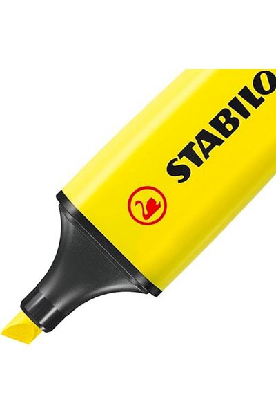 Stabilo Highlighter Pen - Water-Based Ink, 4 Hours Standby Capacity