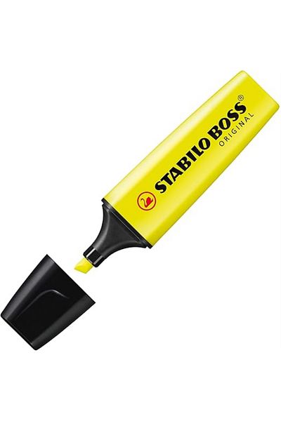 Stabilo Highlighter Pen - Water-Based Ink, 4 Hours Standby Capacity