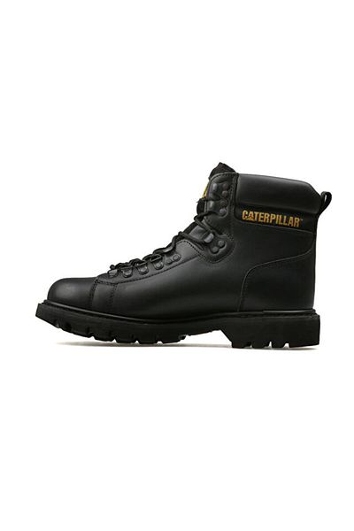 Cat Alaska Men's Casual Boots 015m 100008 -Black-Leather Black