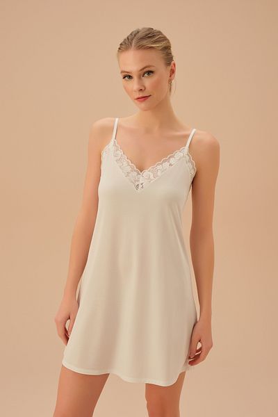 SUWEN Swan Short Nightgown