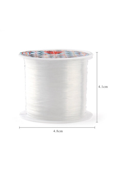 choice2 0.45mm-22meters 100M Plastic Crystal DIY Beading Fishing Line No Elastic Cord Rope For Jewelry Makin