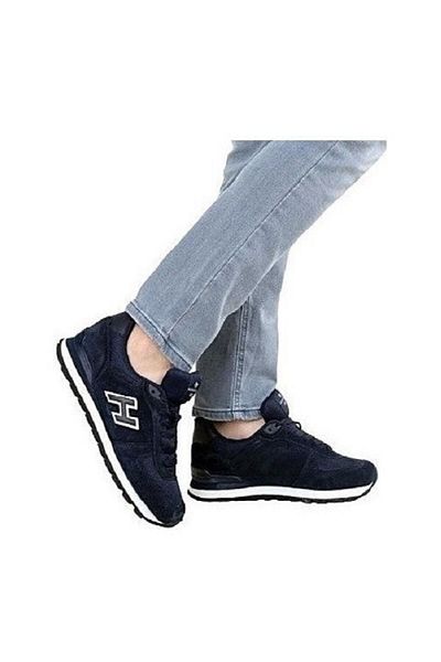 Hammer Jack 19250 Bleumarin, piele naturală, pentru bărbați, pantofi sport casual, pantofi cu talpă groasă, cu șireturi