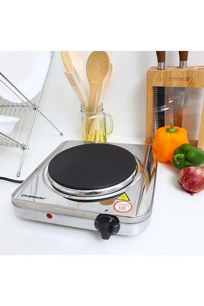 Olsenmark Electric Hot Plate 1500 W Omhp2395 Stainless Steel Burner Induction Cooker
