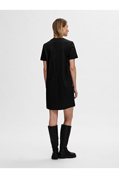 Selected Femme Minikleid Kurzärmeliges