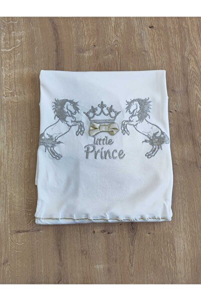 Tomuycuk 100% Cotton Silver Horse Prince Baby Blanket - Soft Stroller & Stroller Cover