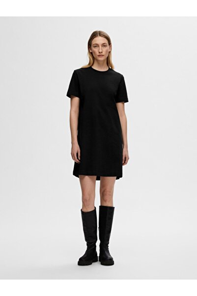 Selected Femme Minikleid Kurzärmeliges