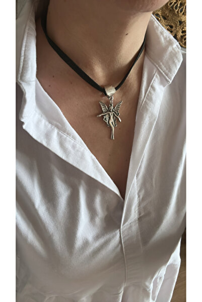 by özllem قلادة الملاك الجلدية