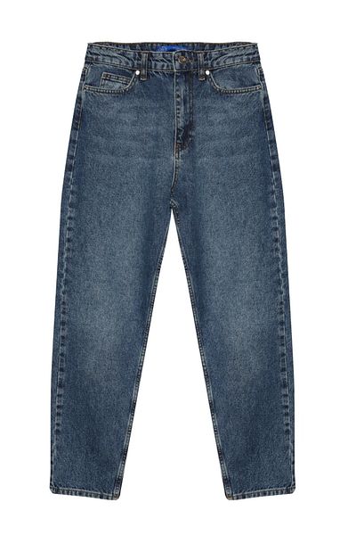 Quzu PANTALON JEAN MAMA ALBASTRU