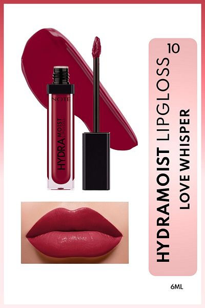 NOTE Hydramoist Lipgloss Moisturizing Lip Gloss - 10 Love Whisper - Claret Red