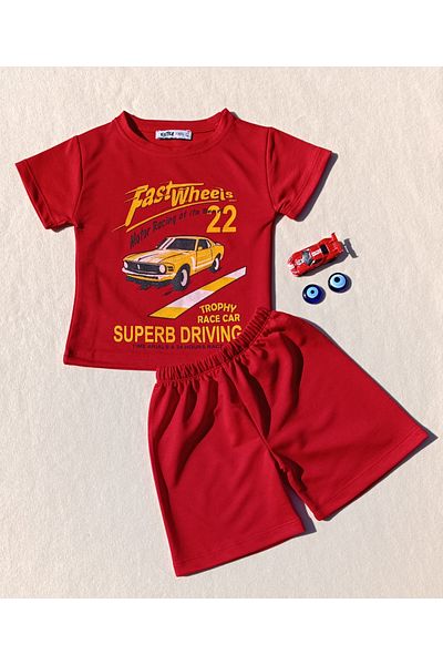 siyalife Boy's T-Shirt and Shorts Set