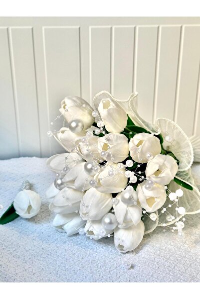 bukethanem Islak lale gelin çiçeği