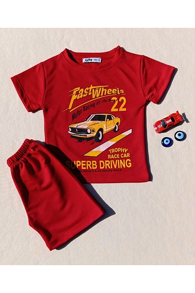 siyalife Boy's T-Shirt and Shorts Set