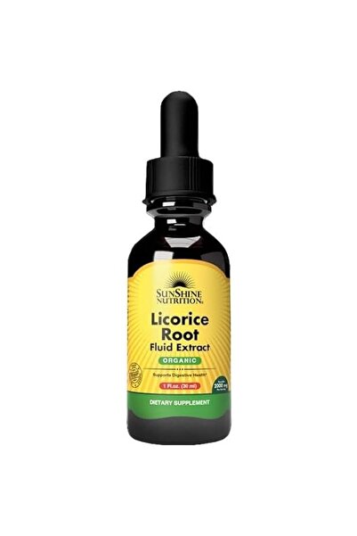 Sunshine Nutrition مستخلص سائل جذر عرق السوس الغذائي لدعم صحة الجهاز الهضمي، ...