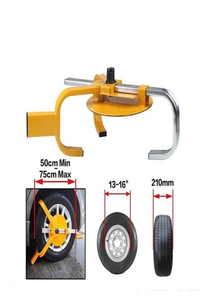 HOOK Römork & Karavan Tekerlek Kilidi