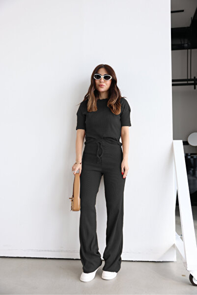 BayBayan Дамски летен костюм от кадифе с висок шлейф