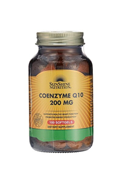Sunshine Nutrition التغذية إنزيم Coq-10 200 ملغ - 100 كبسولة هلامية
